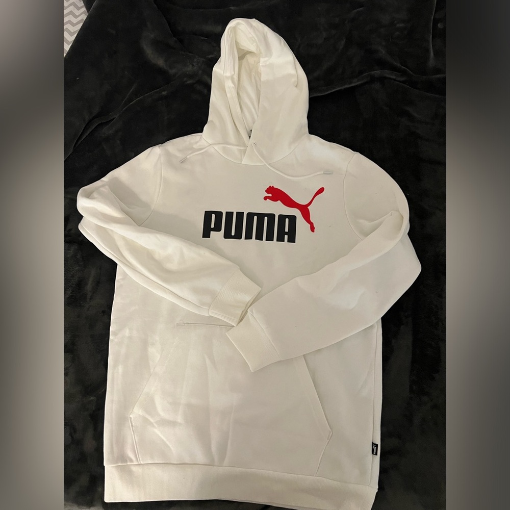 White Puma hoodie S